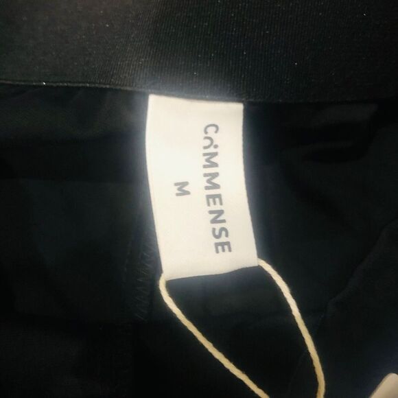 Commense Women's Slit Straight Leg Pants Casual Slim Fit Black Size Medium NWT - Picture 6 of 9